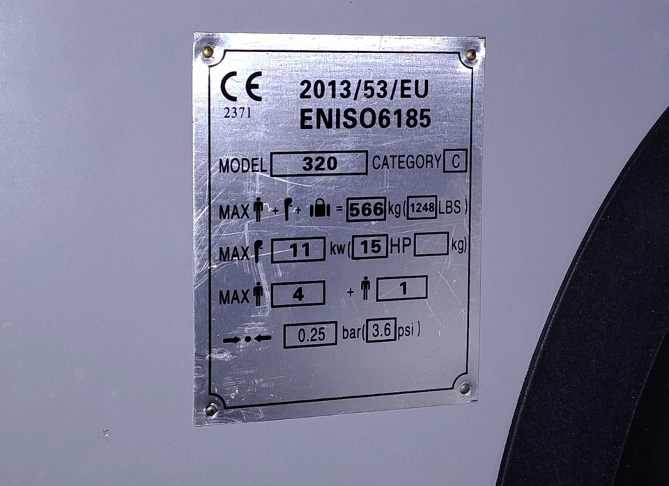 Schlauchboot 320cm mit Spiegel bis 15PS 11kW 4+1 Personen 566kg Motorboot Boot - Bild 4 von 4