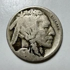 1917 D Buffalo Nickel, Better Date, AG Details, Survival Rate Is Only 7,000!