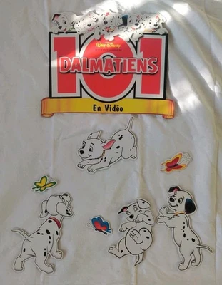Vidéoclub PLV Double Face Walt Disney 101 Dalmatiens En Vidéo - Photo 1/4