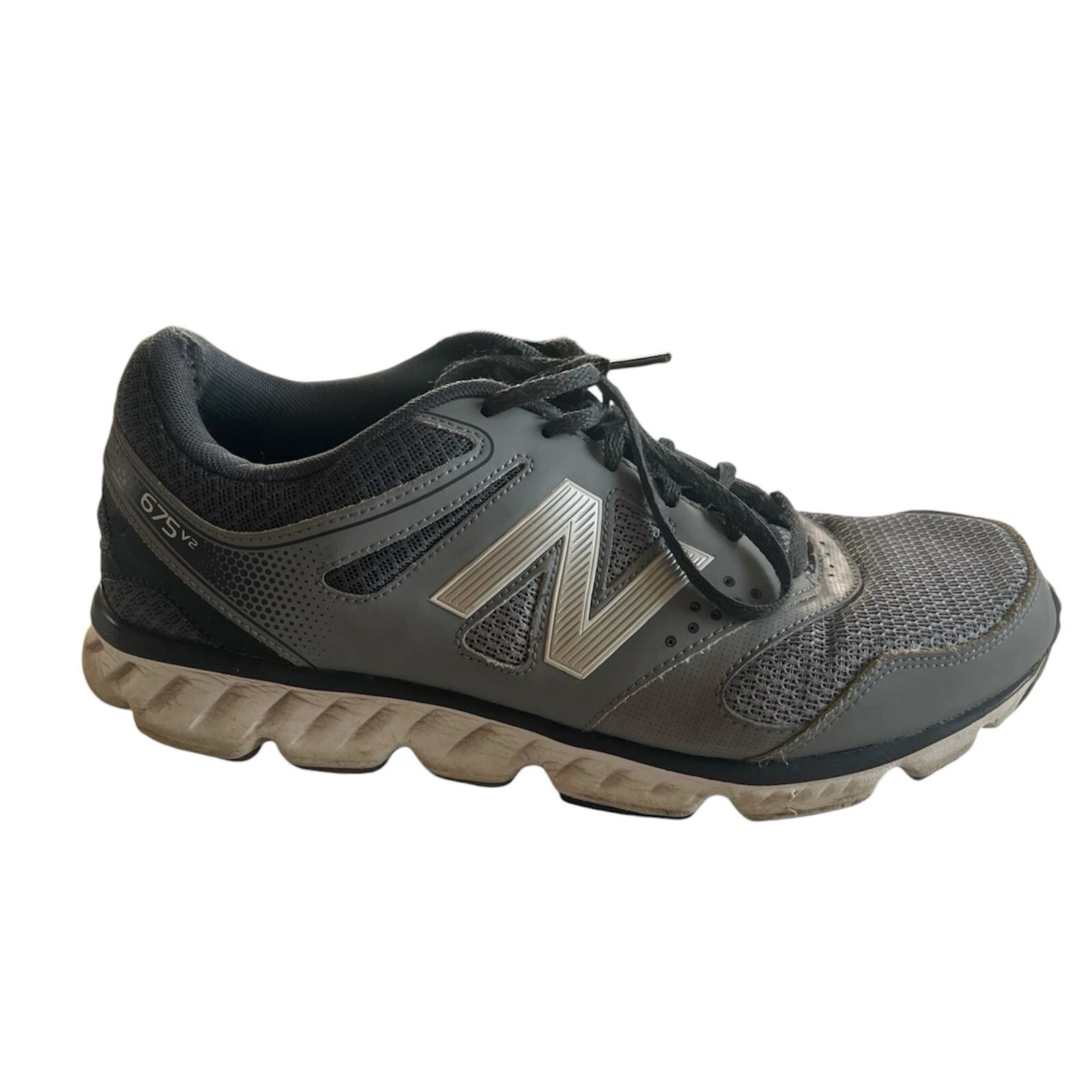 Scarpe da corsa New Balance uomo 675 V2 grigie M675GR2 taglia 10 E