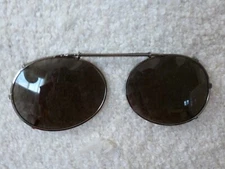 Vintage Clip On Adjustable Oval Sunglasses