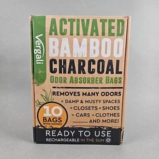 Vergali Bamboo Charcoal Odor Absorber Bags Deodorizer Camping Nature Fresh