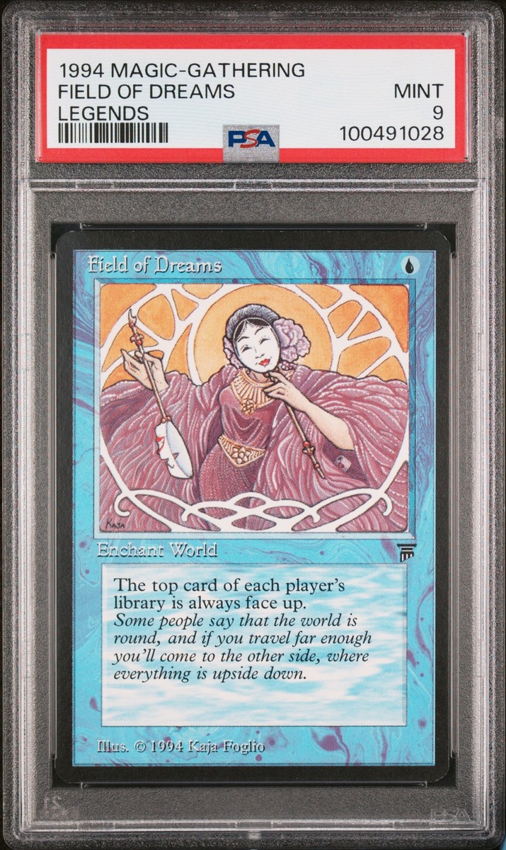 FIELD OF DREAMS Legends Rare Reserved List PSA 9 Vintage MTG