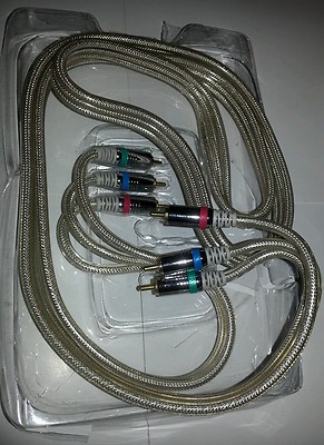 Philips 24K Gold Plated 6 ft Component Video Cable for HDTV SWV3302W/17 6'