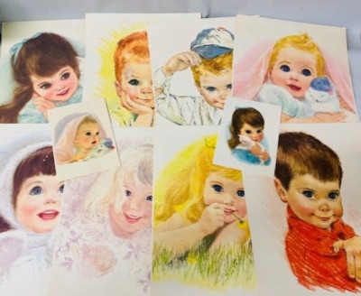 Vintage Northern Paper Mills Advertisements by Frances Hook, 10 Prints