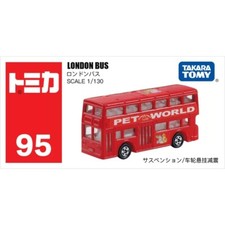 Modellino auto giocattolo Takara Tomy Tomica 95 LONDON BUS in metallo nuovo con scatola