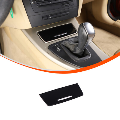 bmw 3 series cigarette lighter Central Control Cigarette Lighter Cover For BMW 3 Series M3 2005-12 Gloss  Black