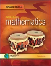 Basic College Mathematics, Bello, Ignacio, Go...
