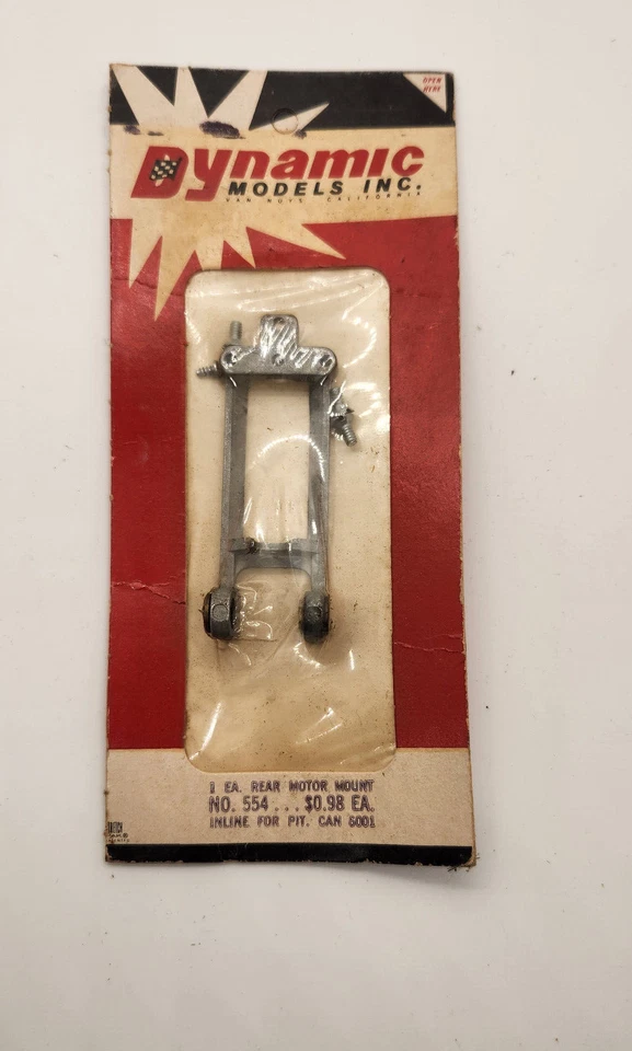 Montaje Motor Dinámico Coche Ranura Años 60 Escala 1/24 Nº 554 en línea para PIT CAN 6001 Foto 2 de 4