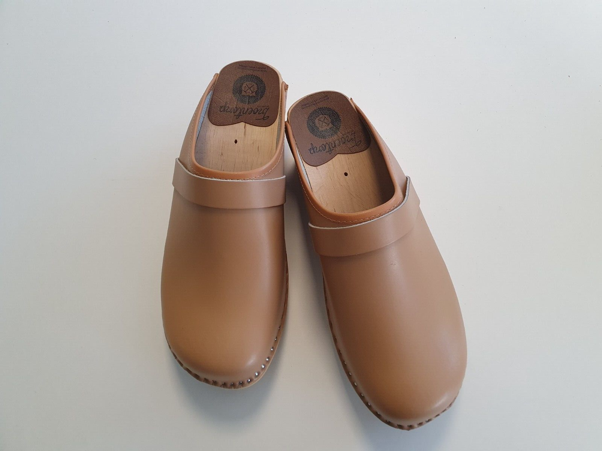 Swedish Clogs Troentorp Da Vinci Natural Size US Mens 13 