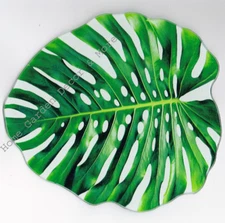 Tempered Glass Cutting Board Kitchen Decor Art Counter Top Saver Palm LEAF