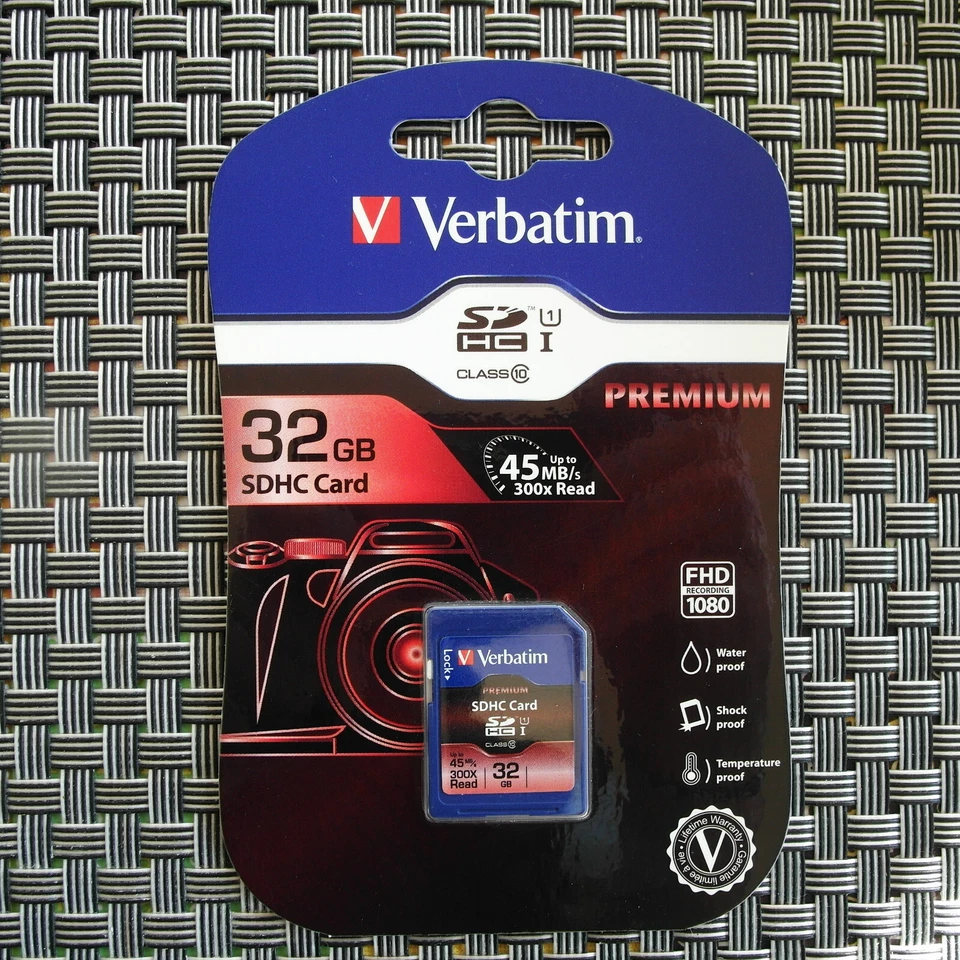 SD Memory Card Verbatim PREMIUM - SDHC I Class 10 - 32 GB - 43963 - Immagine 2 di 3