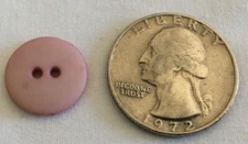 DILL BUTTONS #102436- LT. ROSE 2 HOLE- 5/8"W (15MM)-- 23 IN A SET