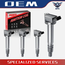 4 Ignition Coil Pack For 2.5 L4 Toyota Highlander RAV4 Camry Avalon UF507 oem