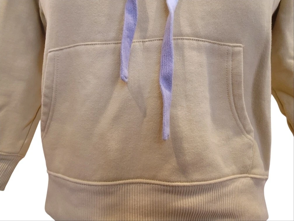 VETEMENTS Maglione donna giallo con cappuccio Green Tea manica lunga taglia S us intime ottimeioni