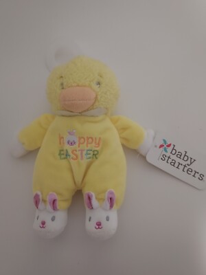 NWT Baby Starters Happy Easter Duck Plush Toy
