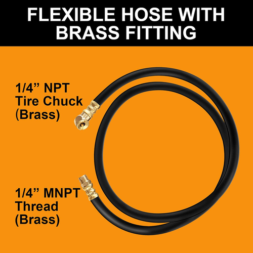 Air Tank Repair Kit, SUNROAD Air Tank Valve Kit with Gauge, Come with 2