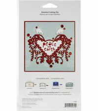 Spellbinders Shapeabilities Dies By Sharyn Sowell Peace On Earth S-1 , NEW