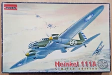 13-021 RODEN 1:72 Scale HEINKEL He 111A Plastic Model Kit