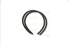 1967-81 Camaro Heater Hose Set RIBBED 3/4" 5/8" Pair Chevelle Nova Firebird GTO