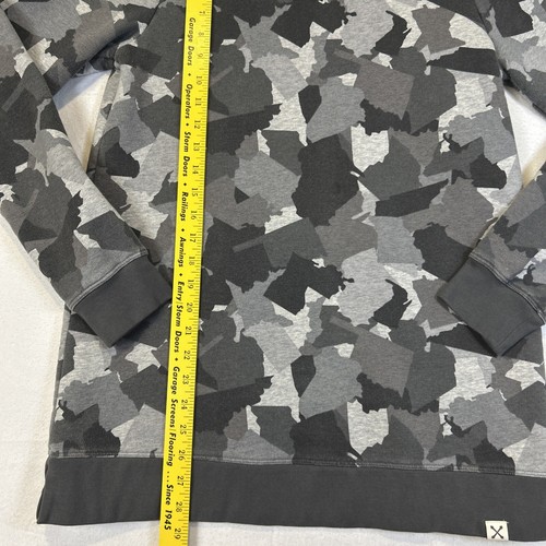 Blake Shelton Lands End Womens Gray Camo Pullover Sweatshirt Small 6-8 - Picture 4 of 9