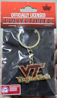 Virginia Tech Hokies Keychain Vt Metal Key Ring