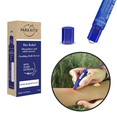 Para'Kito Bite Relief Roll On Gel Mozzie Insect Bites Stings Natural