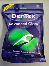 DenTek Triple Clean Advanced Floss Picks, 150 Count (Pack of 1)