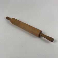 VTG Solid Hardwood Rolling Pin 15.75" Primitive Kitchen Country Decor Display