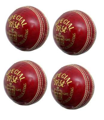 Balle De Cricket Mozi Sports Club – Cousue Main, Grade A, Poids 5,5 Oz (155,9 G), Lot De 6 – Pour Senior, Entraînement Et Match