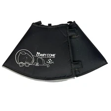 E collar The Comfy Cone Recovery Soft Collar All Four Paws Black Medium 8"
