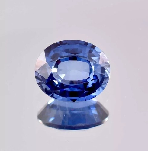 Pierre Précieuse TANZANITE Naturelle - Coupe Ronde 13mm - Bleue, Propre à L'oeil - CERTIFIÉE GIR