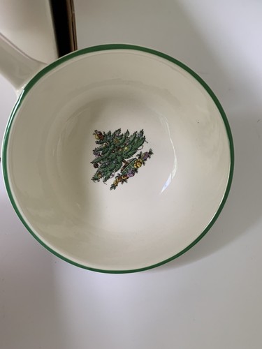 Spode 660468 Christmas Tree 14” Punch Serving Bowl W/ Ladle New In Box - Picture 7 of 10