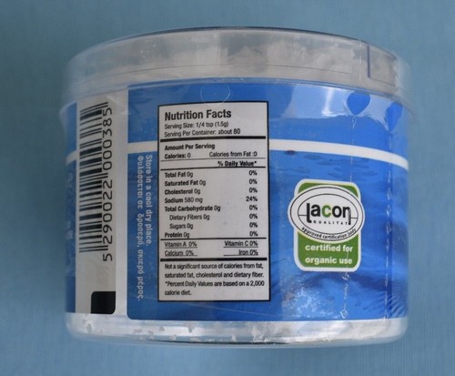 Mediterranean sea salt flakes natural organic gourmet finger salt 125g - Picture 2 of 3