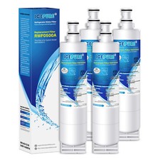 ICEPURE 4396508 Refrigerator Water Filter Compatible with 9010 filter, 4PACK