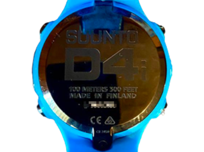 suunto D4i ダイブコンピュータ 水色 Suunto D4i Novo Ocean – Watch-sized dive computer