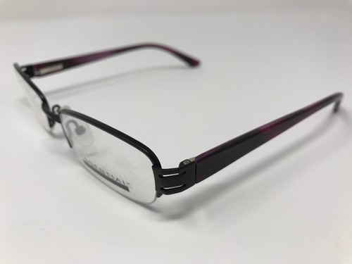 Essential Eyewear Eyeglass Frames EN4704 Purple Plum 52mm Half Rim JQ17