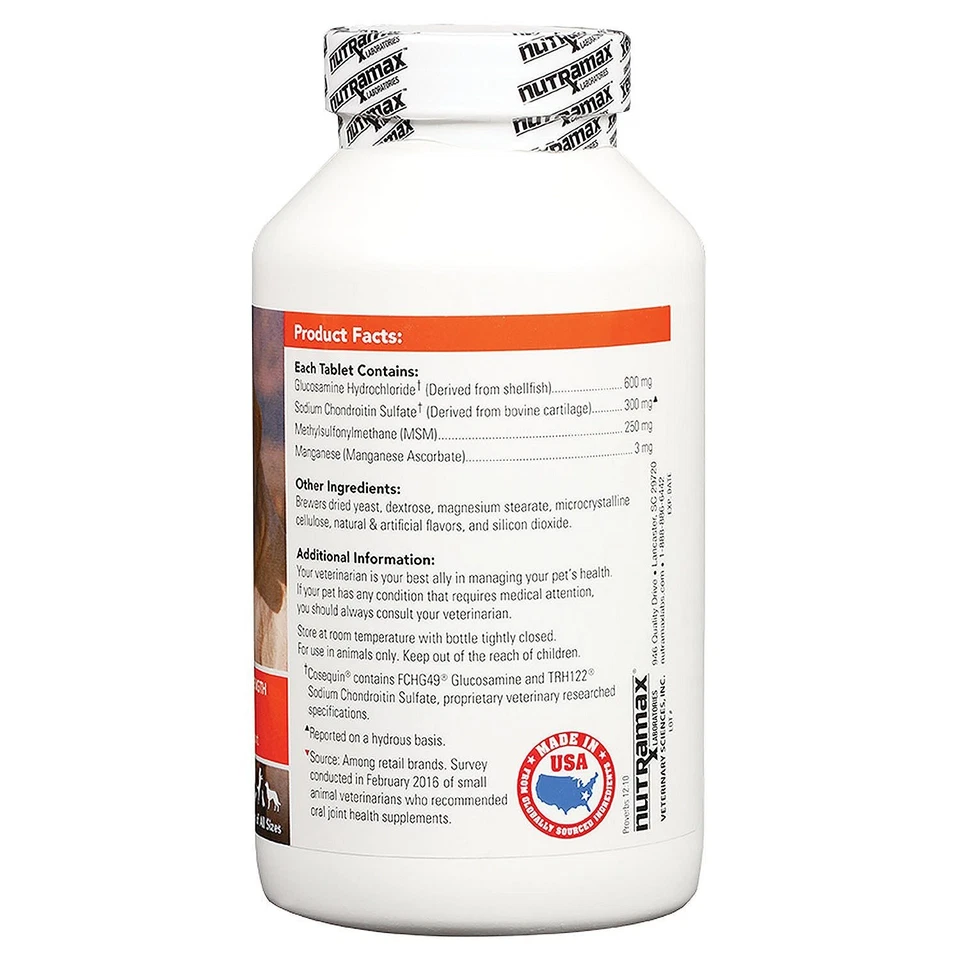 2 x Cosequin DS Plus MSM 360 Count Joint Health Supplement for Dogs Twin Pack - Image 3 of 4