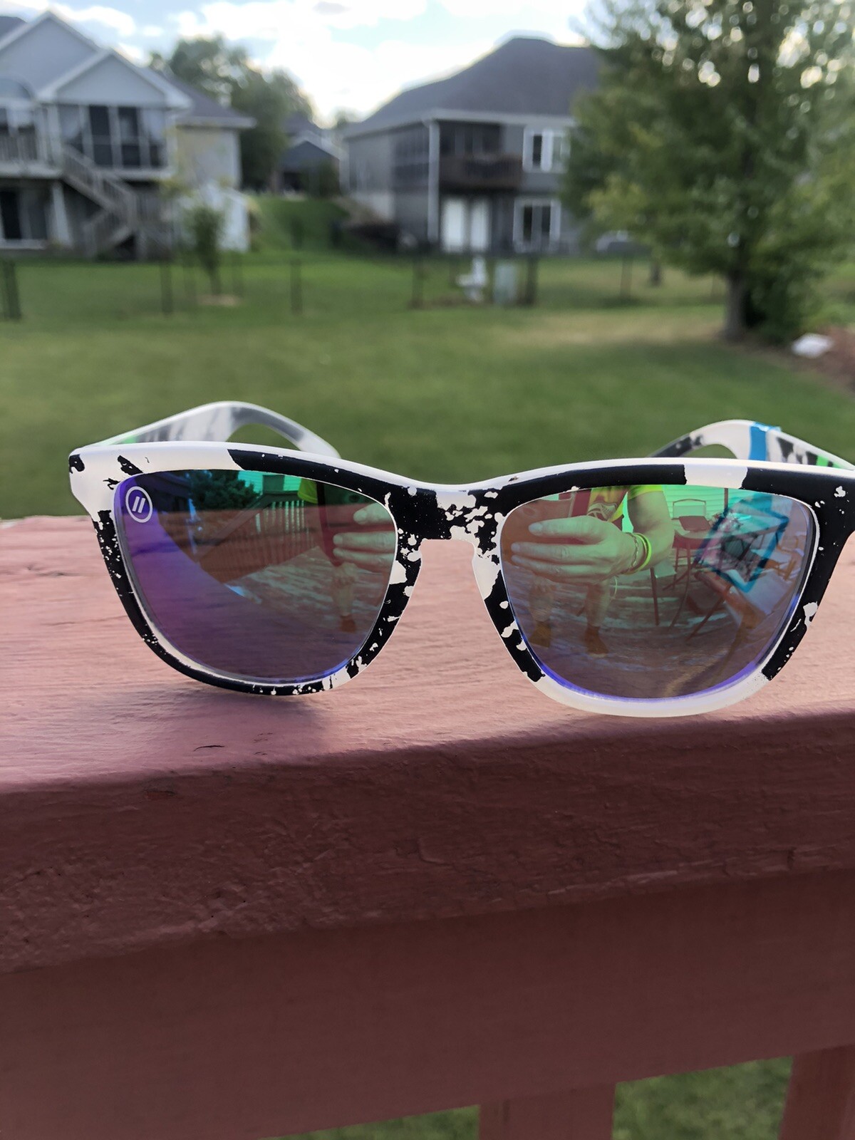 Blenders Ks Celtic Son sunglasses NWT White Green eBay