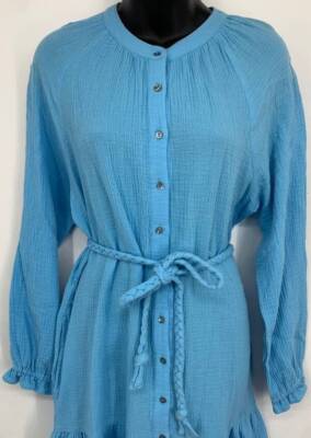 chinese dress ladies DIXON COTTON GAUZE TIERED DRESS main image 0