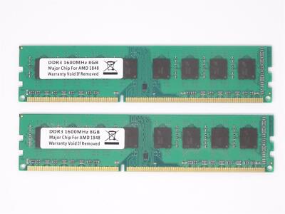 RAM 16 GB (2x8 GB) DDR3 1600 Mhz PC3-12800U optimiert NUR FÜR AMD Systeme(#1339)