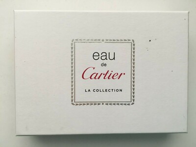 Cartier Eau De Cartier La Collection Eau De Toilette 4pc 4 ml / 0.13 oz each NIB