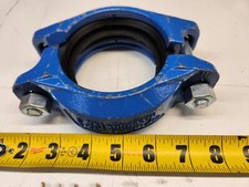 Victaulic 807N 3" QuickVIC Coupling Blue Enamel Grade P Gasket Ductile Iron NeW