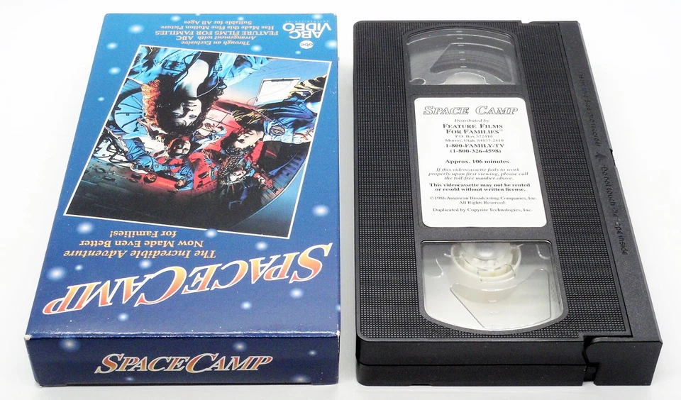 SPACECAMP VHS 1986 OOP Teens Lea Thompson Kelly Preston Launched Into Space CC - Image 4 of 4