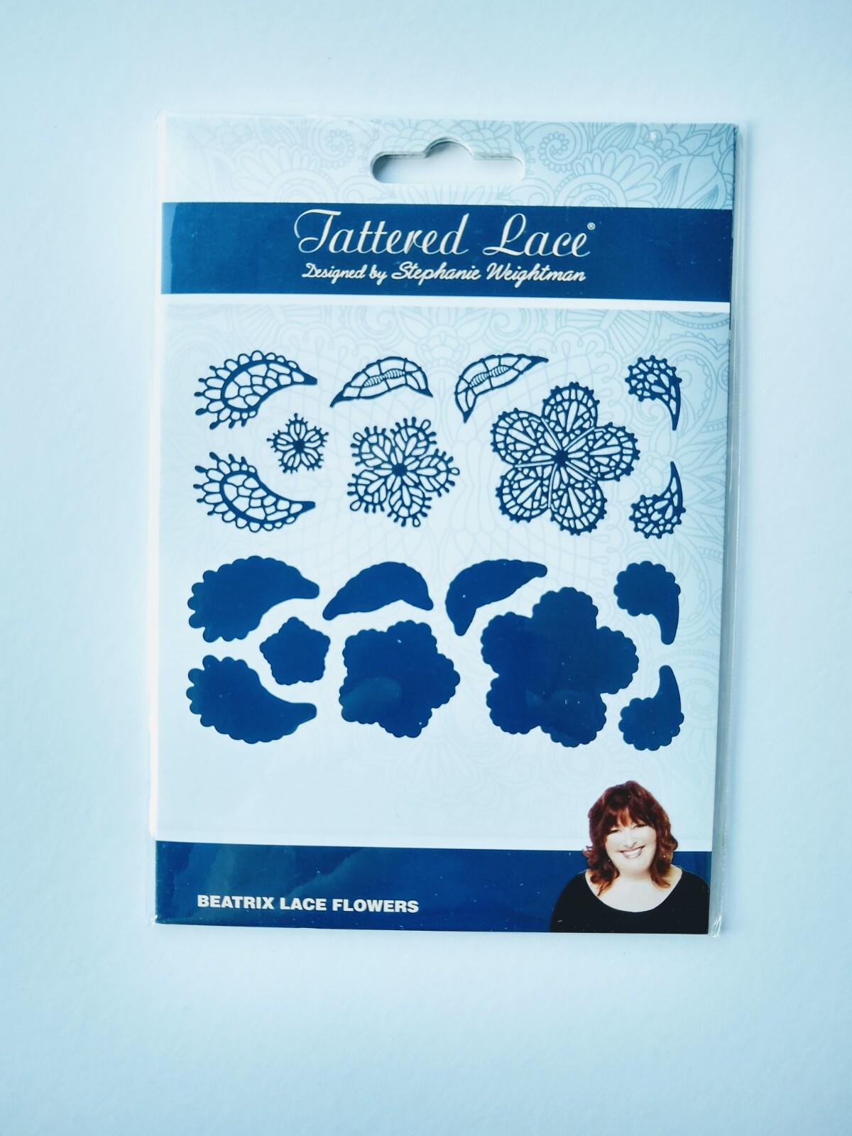 Tattered Lace Dies Beatrix Lace Flowers Lacework Die Set Cardmaking Retired Rare