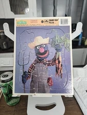 Vintage Sesame Street Frame Tray Puzzle  Farmer Grover