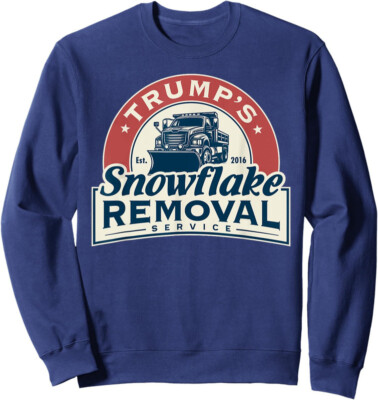Trump's Snowflake Removal Service Truck Est 2016 Unisex Crewneck Sweatshirt