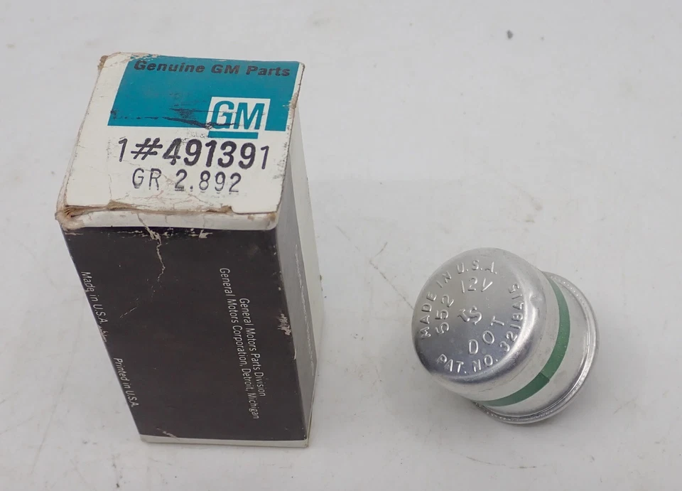 Unidad intermitente Tung Sol 552 años 60-70 Chevy Pontiac Buick Olds ¡OEM NUEVO DE STOCK GM 491391! Foto 2 de 4