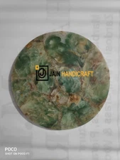 18" Marble Table Top Coffee center Inlay agate round Home Decor antique k5