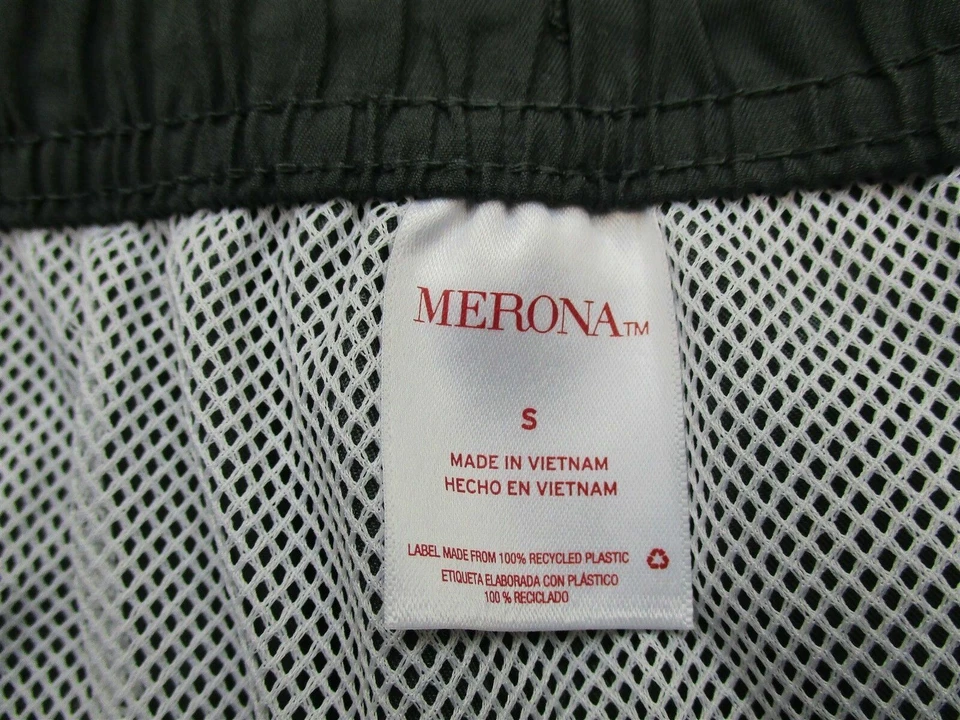 Pantalones Cortos de Natación MERONA Para Hombre Talla S Forrados Gris Nuevo Foto 4 de 4